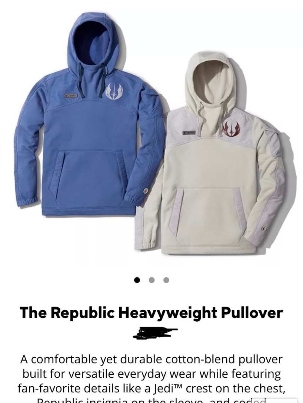 Columbia x Star Wars Republic Heavyweight Pullover